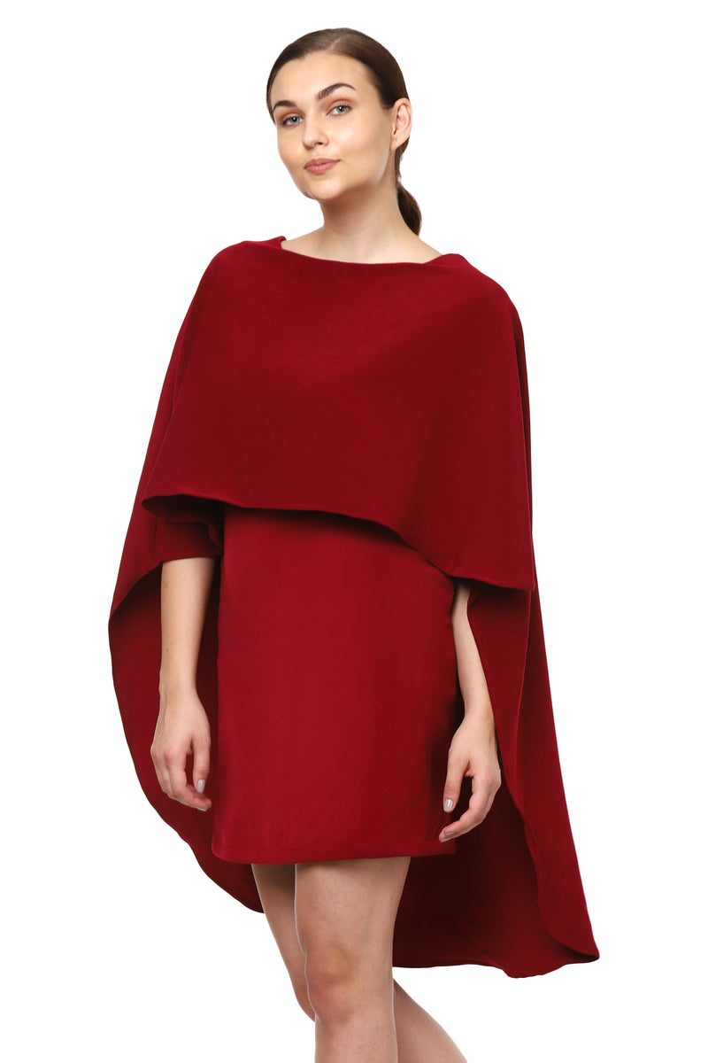 Red Cape Dress - Sitch.shop